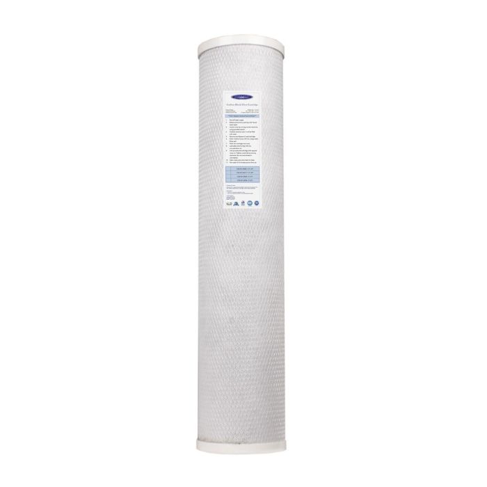 4-5/8" x 20" 5-Micron Carbon Block Filter Cartridge main product photo