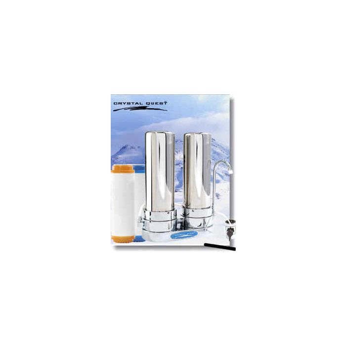 Double Stainless Steel Countertop Nitrate Filter main product photo