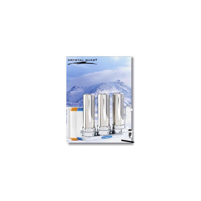 Triple Stainless Steel Countertop Nitrate Filter main product photo