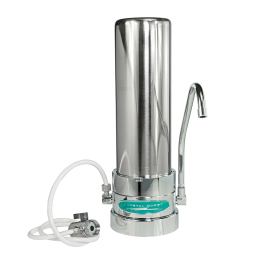 Stainless Steel Countertop Single Fluoride Multi PLUS Filter