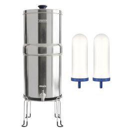 ARMOUR Stainless Steel Fluoride Gravity Water Filter System W/ Stand