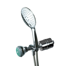 Handheld and Shower Head Combo Shower filter CHROME
