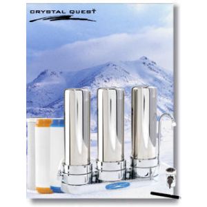 Triple Countertop Arsenic Stainless Steel Filter